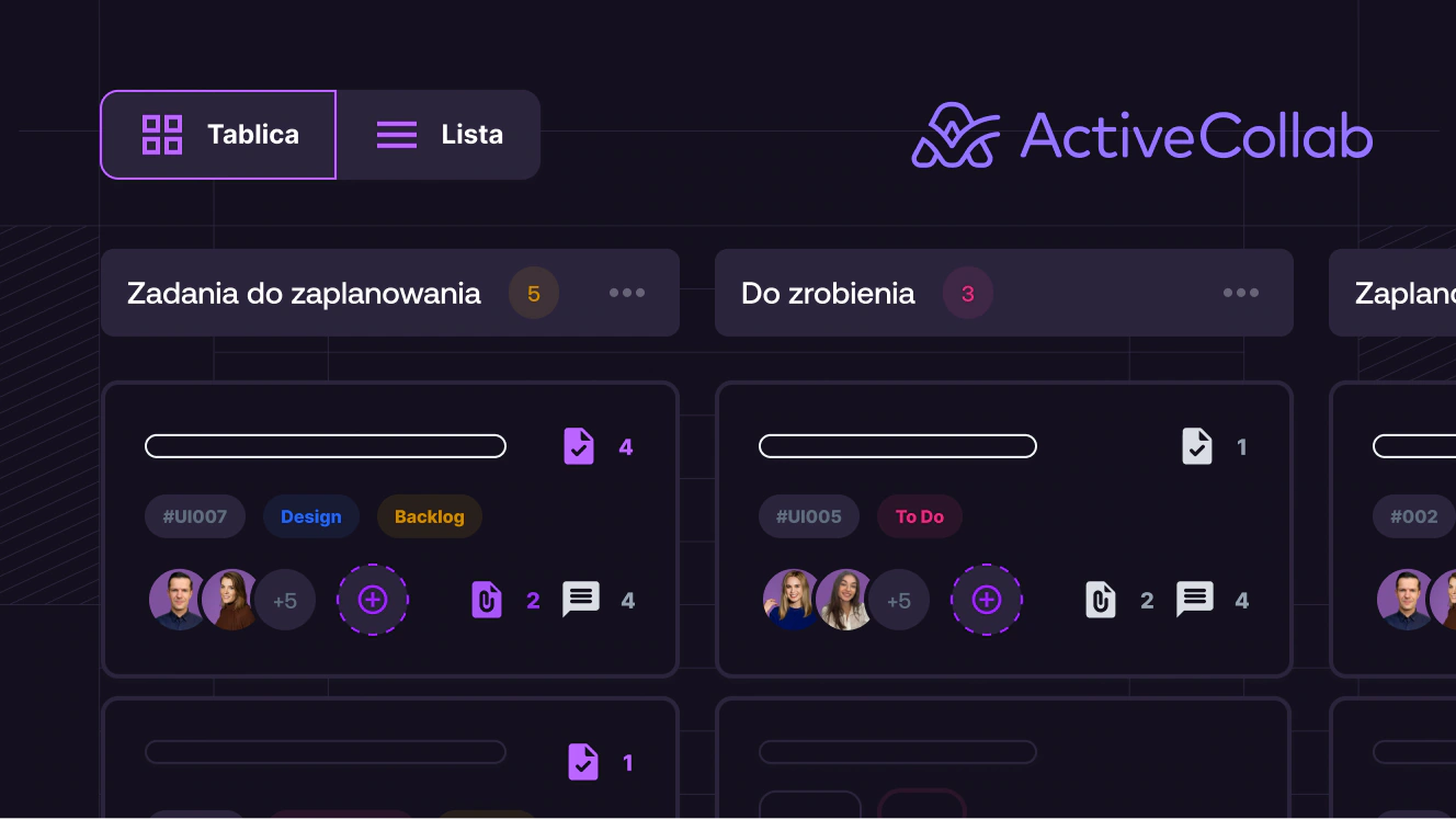 Dostęp do systemu zarządzania projektami